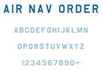 Aircraft Registration font - AirNavOrder2020 - Image 1