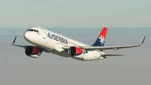 AIRSERBIA - Airbus A320neo | Air Serbia Cockpit & Fuselage Textures [A32NX] ━ (8K)  thumbnail 2