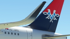 AIRSERBIA - Airbus A320neo | Air Serbia Cockpit & Fuselage Textures [A32NX] ━ (8K)  thumbnail 7