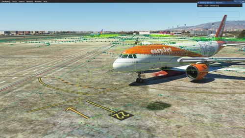 Almeria LEAM/LEI - Taxi and appron lines correction