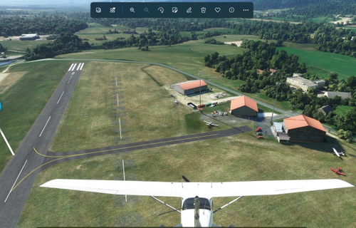 Ambert Le Poyet additional  night traffic, navaids, grass runway , ultralights