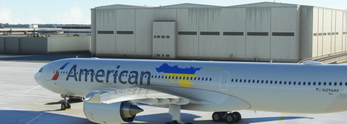American Airlines Ukraine stay Strong Livery 