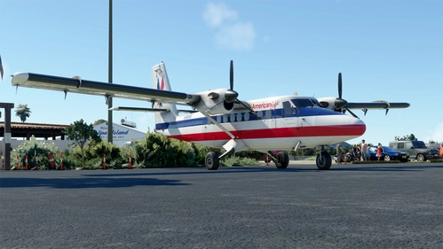 American Eagle DH6 300 Wheels Pax Twin Otter 8K