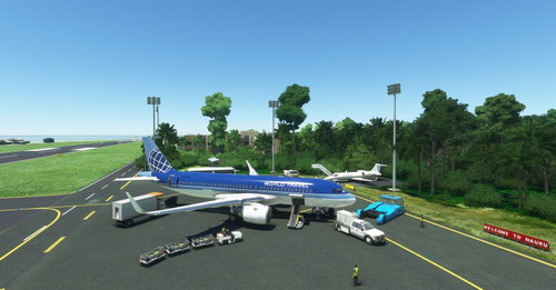 ANYN Nauru International Airport, Yaren, Nauru Island, Republic of Nauru, Oceania. (Upgrade)