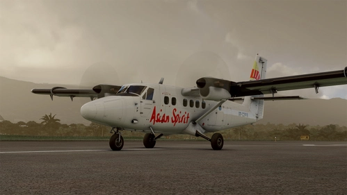 Asian Spirit DH6 300 Wheels Pax Twin Otter 8K 