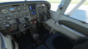 Asobo + WBSim + Bagolu Cessna C172 (Classic and G1000) - Grey Cockpit with Dark Seats (TWO versions) thumbnail 4