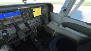 Asobo + WBSim + Bagolu Cessna C172 (Classic and G1000) - Grey Cockpit with Dark Seats (TWO versions) thumbnail 6