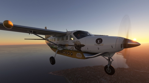Asobo | Cessna 208B Grand Caravan EX | Korowair Airlines | 4K