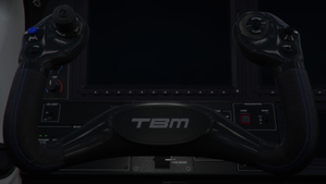 Asobo TBM 930 - Alcantara Seats with orange or blue stitches thumbnail 8