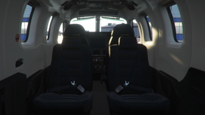 Asobo TBM 930 - Alcantara Seats with orange or blue stitches thumbnail 6