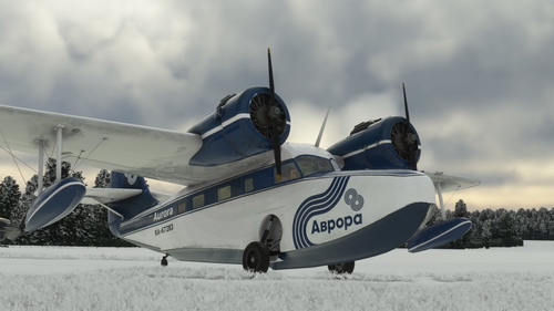 Aurora livery for Big Radials – JRF–6B Goose v1.0.1