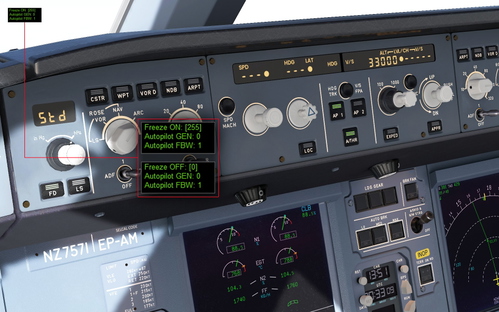 Autopilot Freeze Controls - LUA Scripts