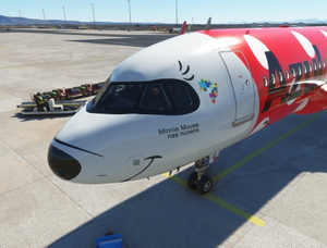 Azul Walt Disney World Minnie Mouse Special Livery | FBW A32NX | 8K thumbnail 2