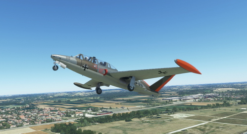 AzurPoly Fouga Magister German Air Force AA-015