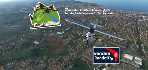 Balade touristique aérienne sur le département de Vendée 85 - France 