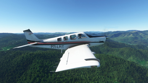 Beechcraft Bonanza G36 PR-LRT livery 