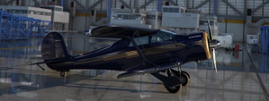 Beechcraft D17 Staggerwing in Blue and Gold thumbnail 3