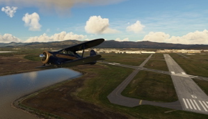 Beechcraft D17 Staggerwing in Blue and Gold thumbnail 2
