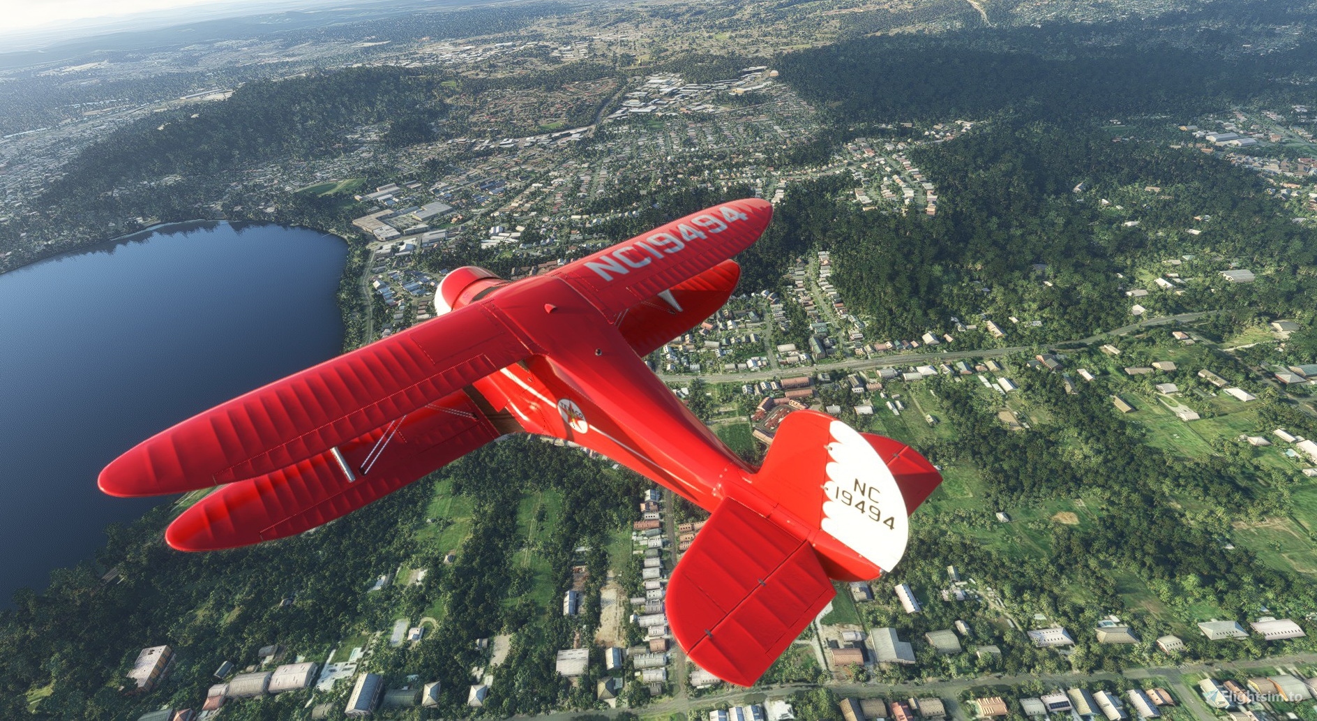 Beechcraft D17 Staggerwing N19494 for Microsoft Flight Simulator 