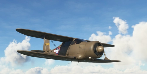 Beechcraft D17 Staggerwing USAAF 44-76068