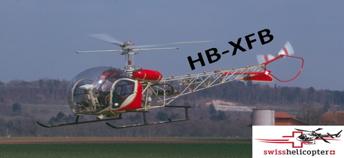 Bell47G HB- XFB Swiss Helicopter 