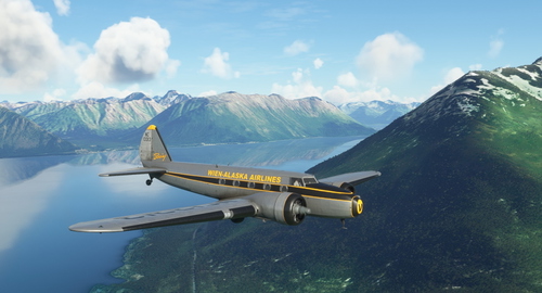 Boeing 247 Wien Alaska Airlines NC13313