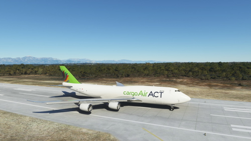 Boeing 747-8 BCF Air ACT Cargo 4K [No mirroring]