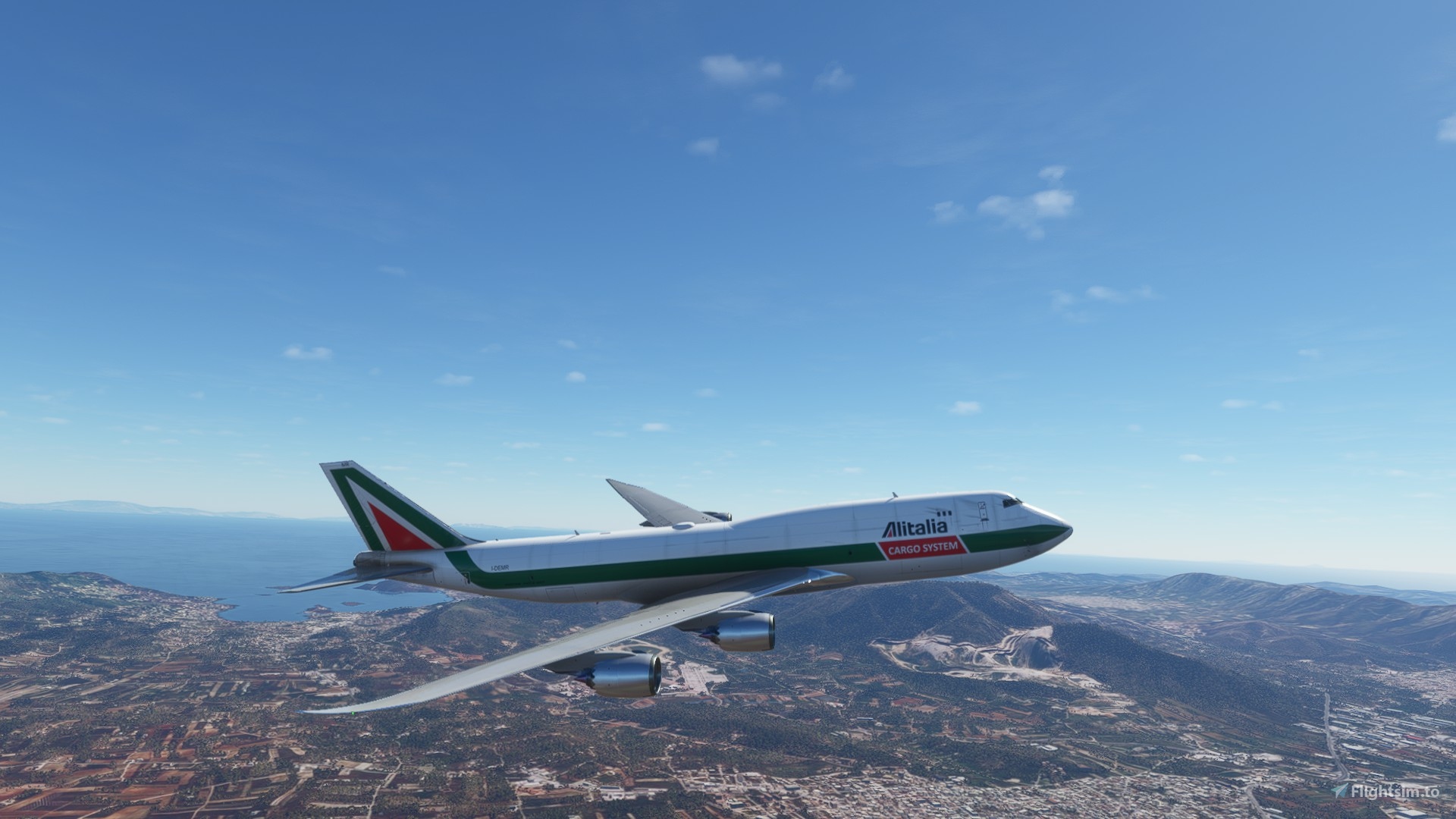 Boeing 747-8 BCF Alitalia Cargo System – 747-8i Alitalia – Livrea