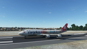Boeing 747-8 BCF Cargolux 45 Years 4K [No mirroring] thumbnail 1
