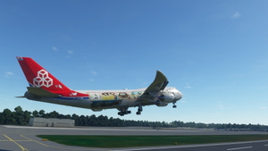 Boeing 747-8 BCF Cargolux 45 Years 4K [No mirroring] thumbnail 3