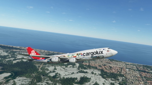 Boeing 747-8 BCF Cargolux 45 Years 4K [No mirroring] thumbnail 5