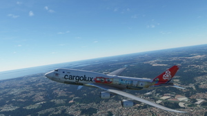 Boeing 747-8 BCF Cargolux 45 Years 4K [No mirroring] thumbnail 6
