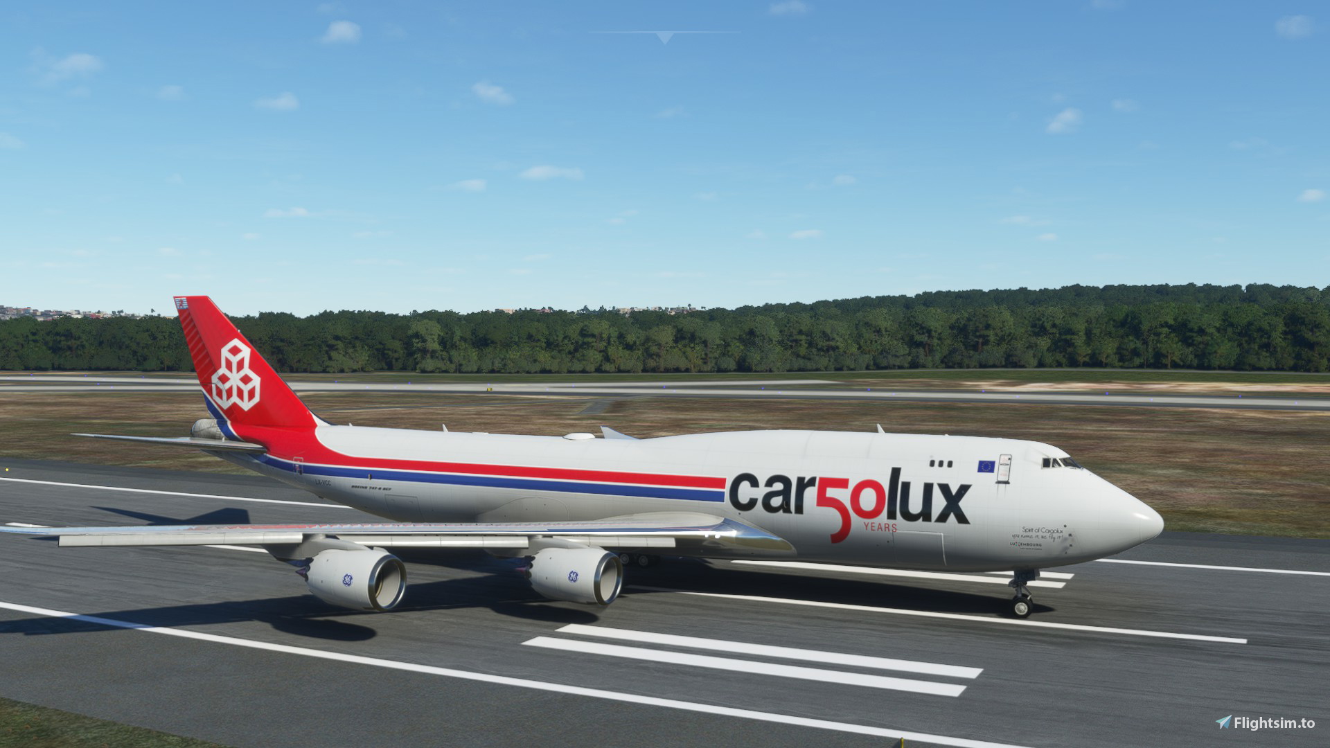 Boeing 747-8 BCF Cargolux 50 Years 4K [No mirroring] - Image 1