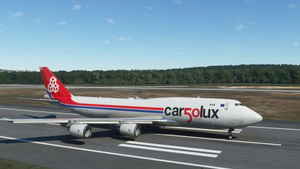 Boeing 747-8 BCF Cargolux 50 Years 4K [No mirroring] thumbnail 1