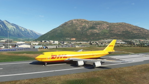 Boeing 747-8 BCF DHL Cargo 4K [No mirroring] thumbnail 1