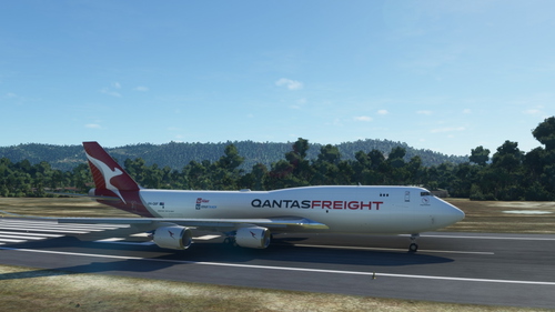 Boeing 747-8 BCF Qantas Freight New 4K [No mirroring]