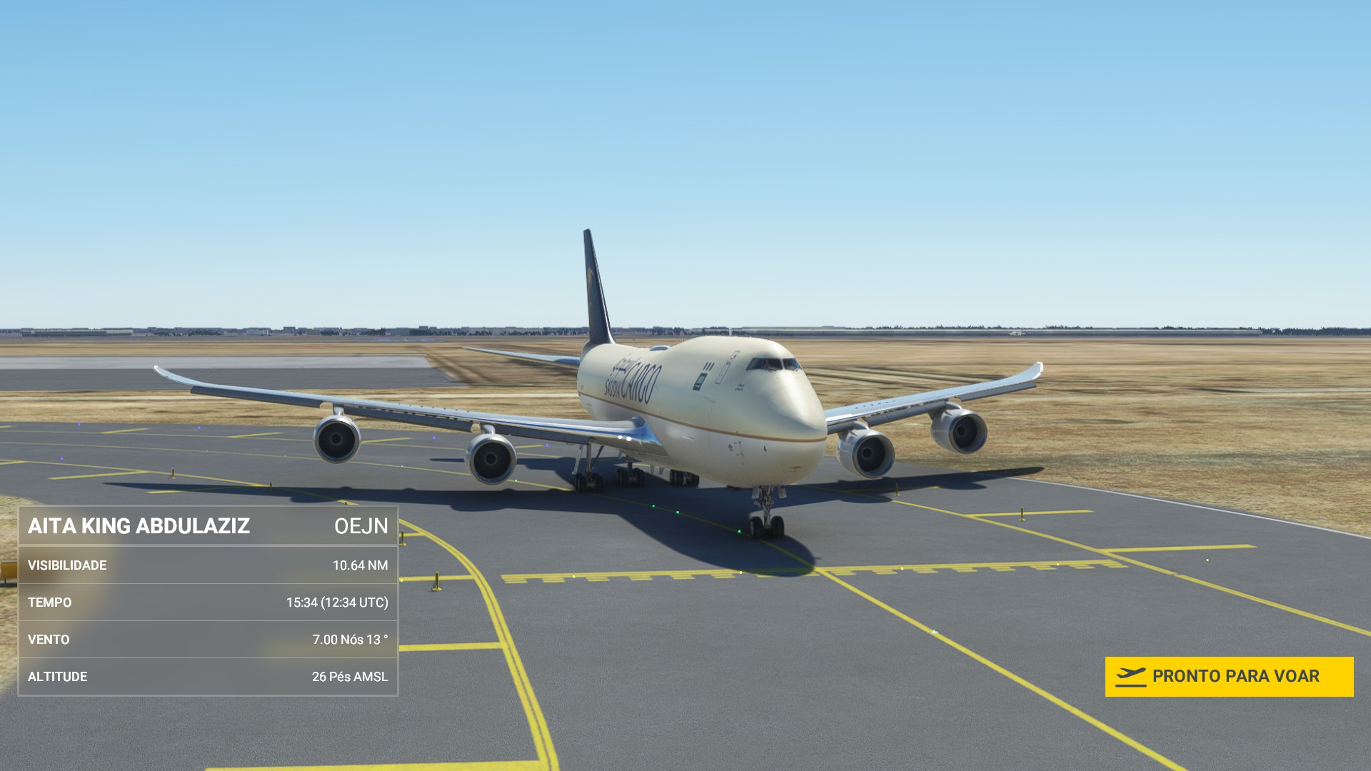 Boeing 747-8 BCF Saudia Cargo 4K [No mirroring] - Image 1