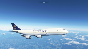 Boeing 747-8 BCF Saudia Cargo 4K [No mirroring] thumbnail 4