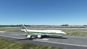 Boeing 747-8i Alitalia 4K [No mirroring] thumbnail 1