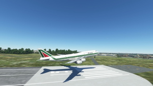 Boeing 747-8i Alitalia 4K [No mirroring] thumbnail 3