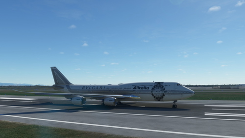 Boeing 747-8i Alitalia I-DEMS 4K [No mirroring]