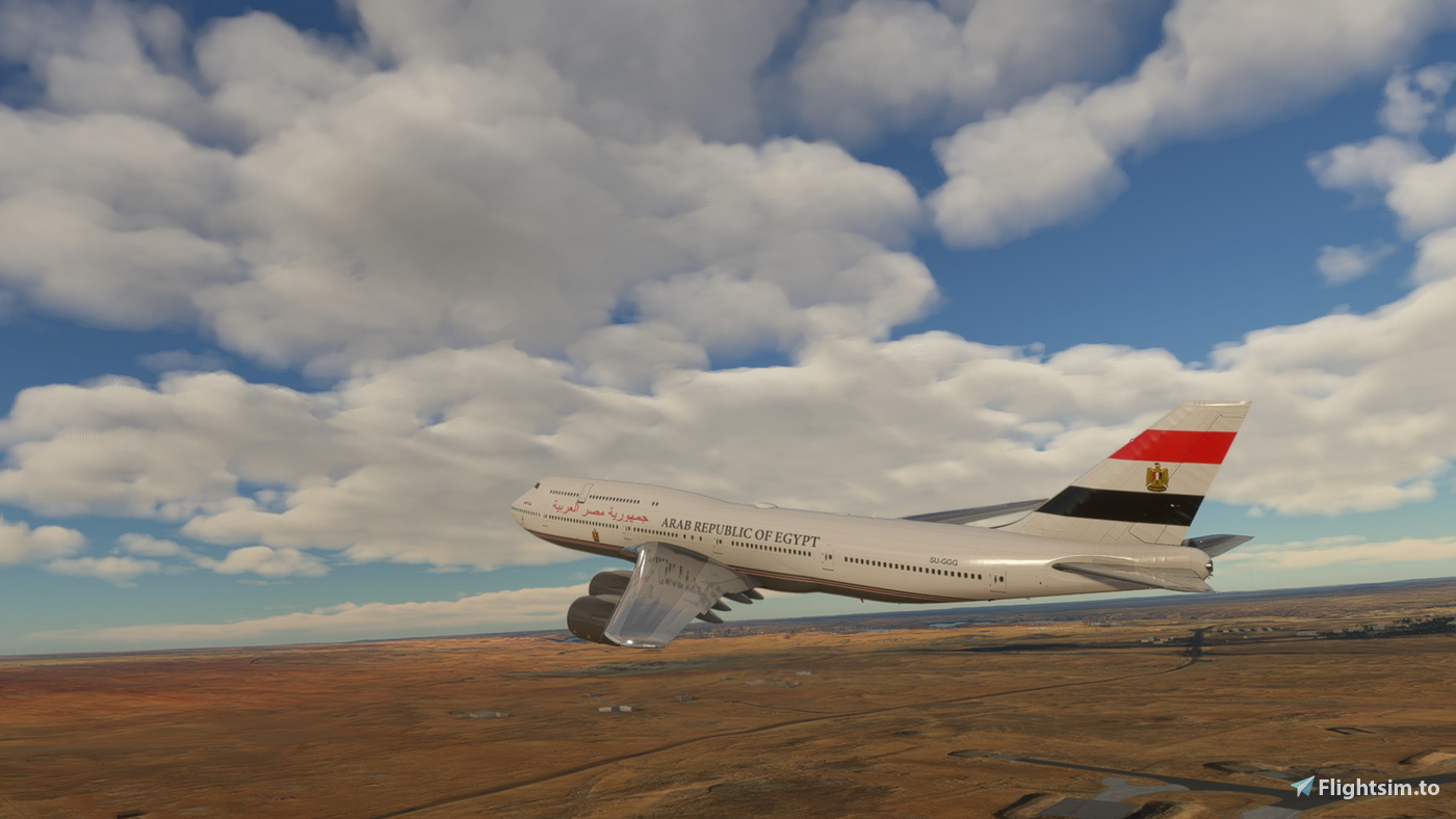 Boeing 747-8i Arab Republic of Egypt 4K [No mirroring] for Microsoft ...