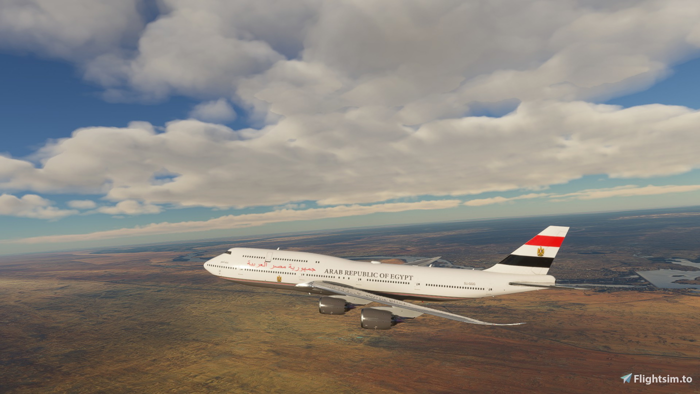 Boeing 747-8i Arab Republic of Egypt 4K [No mirroring] for Microsoft ...