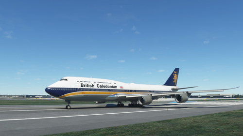Boeing 747-8i British Caledonian 4K [No mirroring]
