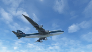 Boeing 747-8i Cathay Pacific Asia's World City 4K [No mirroring] thumbnail 6