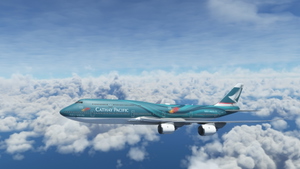 Boeing 747-8i Cathay Pacific Asia's World City 4K [No mirroring] thumbnail 8