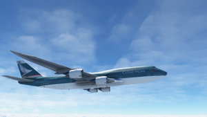 Boeing 747-8i Cathay Pacific Asia's World City 4K [No mirroring] thumbnail 9