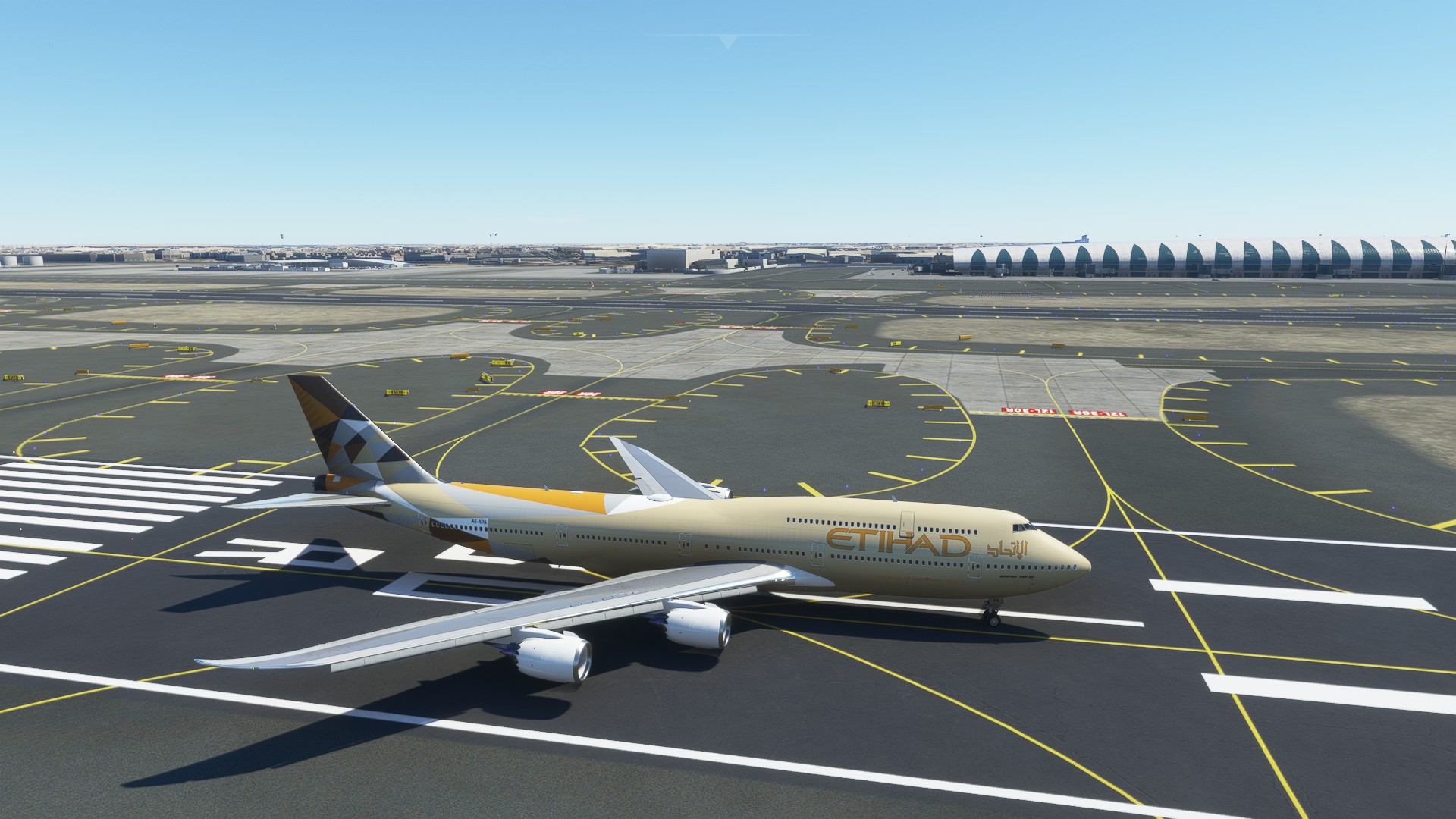 Boeing 747-8i Etihad 4K [No mirroring] - Image 1