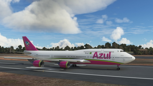 Boeing 747-8i La Belle Azul 4K [No mirroring]
