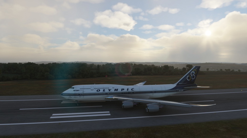 Boeing 747-8i Olympic 4K [No mirroring]